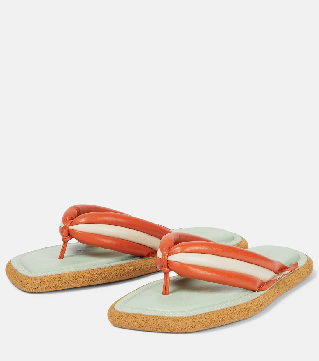 Dries Van Noten - Deri parmak arası sandaletler