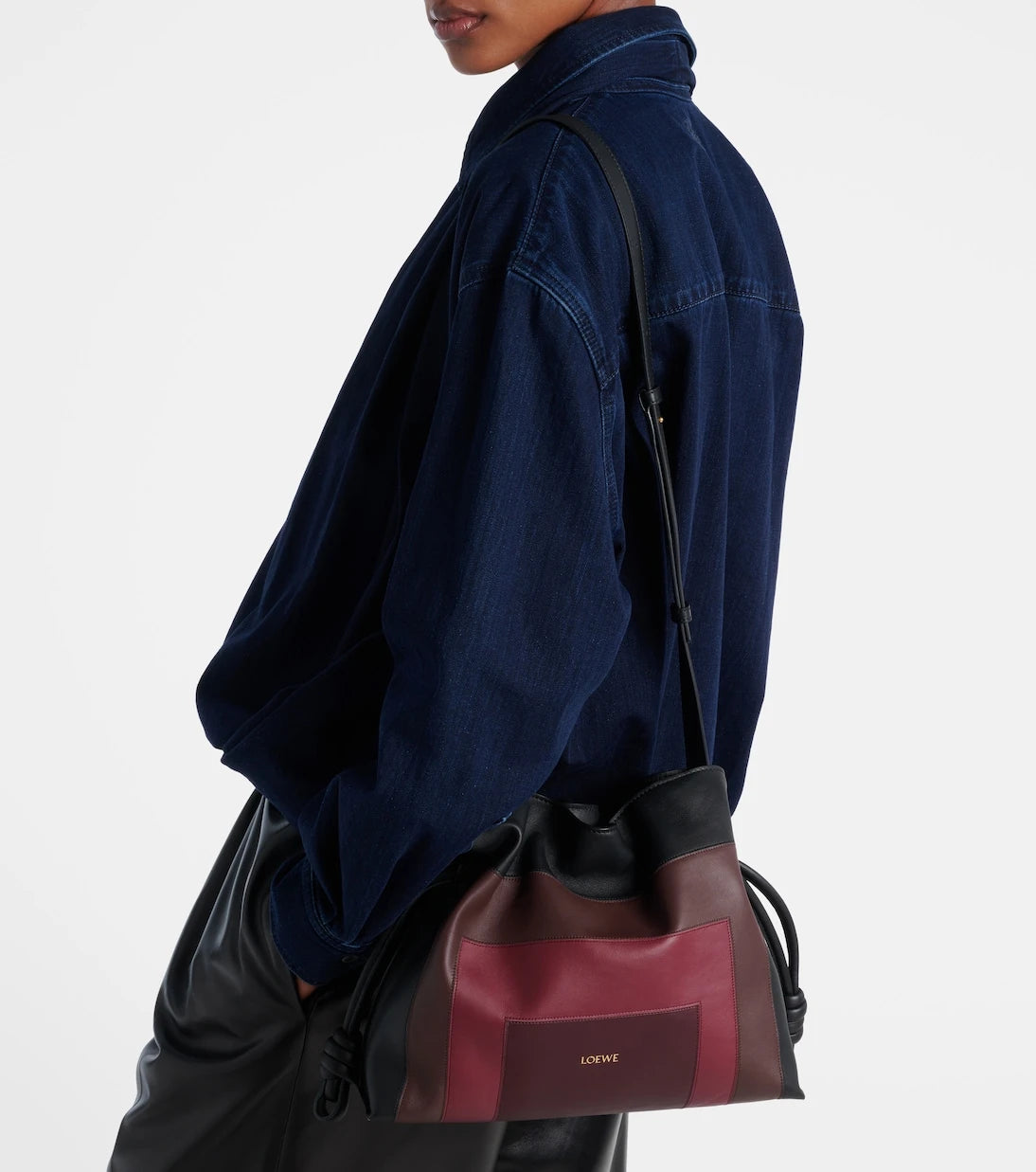 Loewe - Flamenco Medium leather clutch