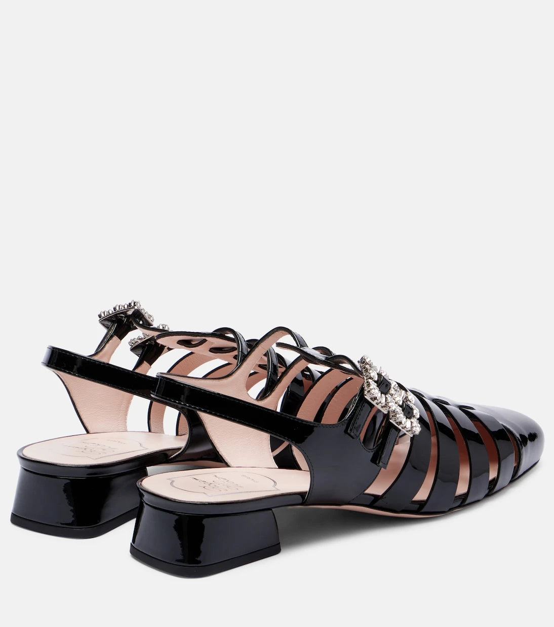 Roger Vivier - Mini Très Vivier 25 patent leather sandals