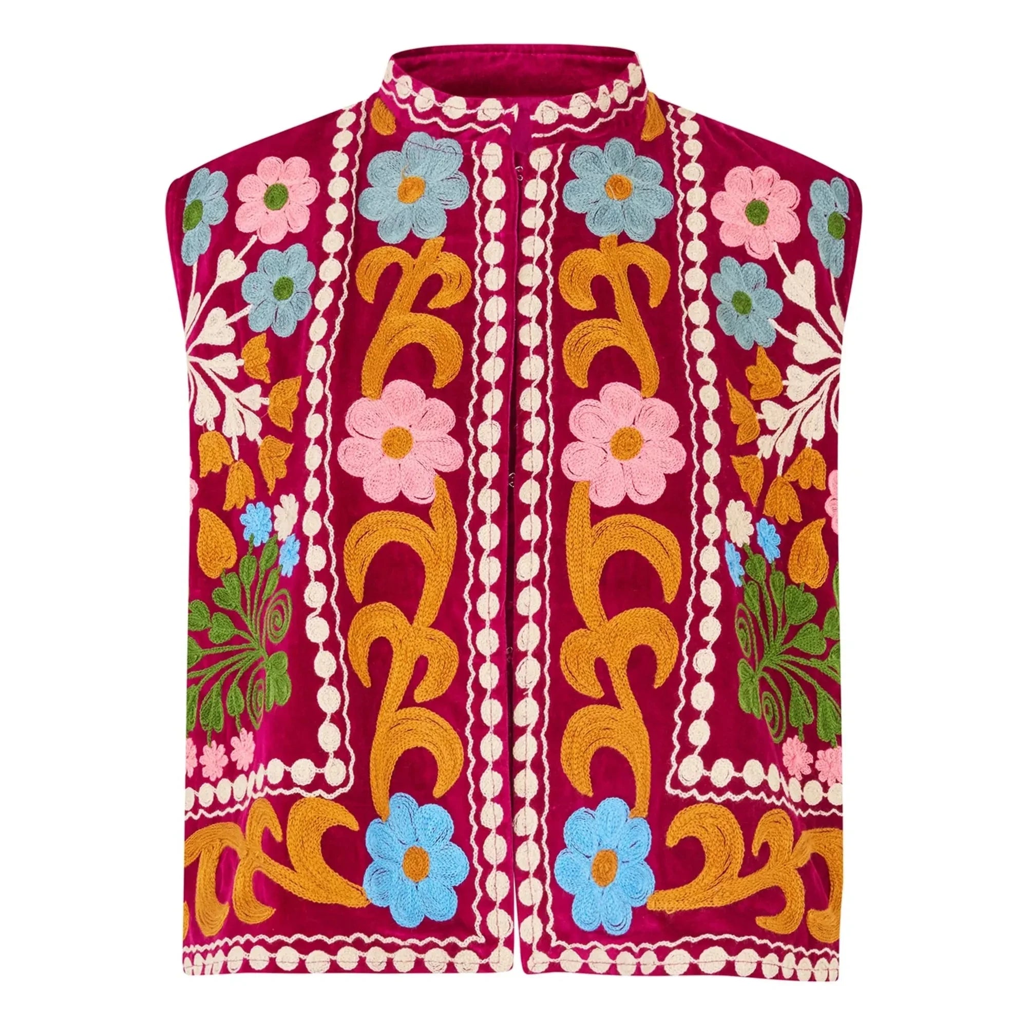 Lollys Laundry - Bin Sleeveless Jacket | Pink
