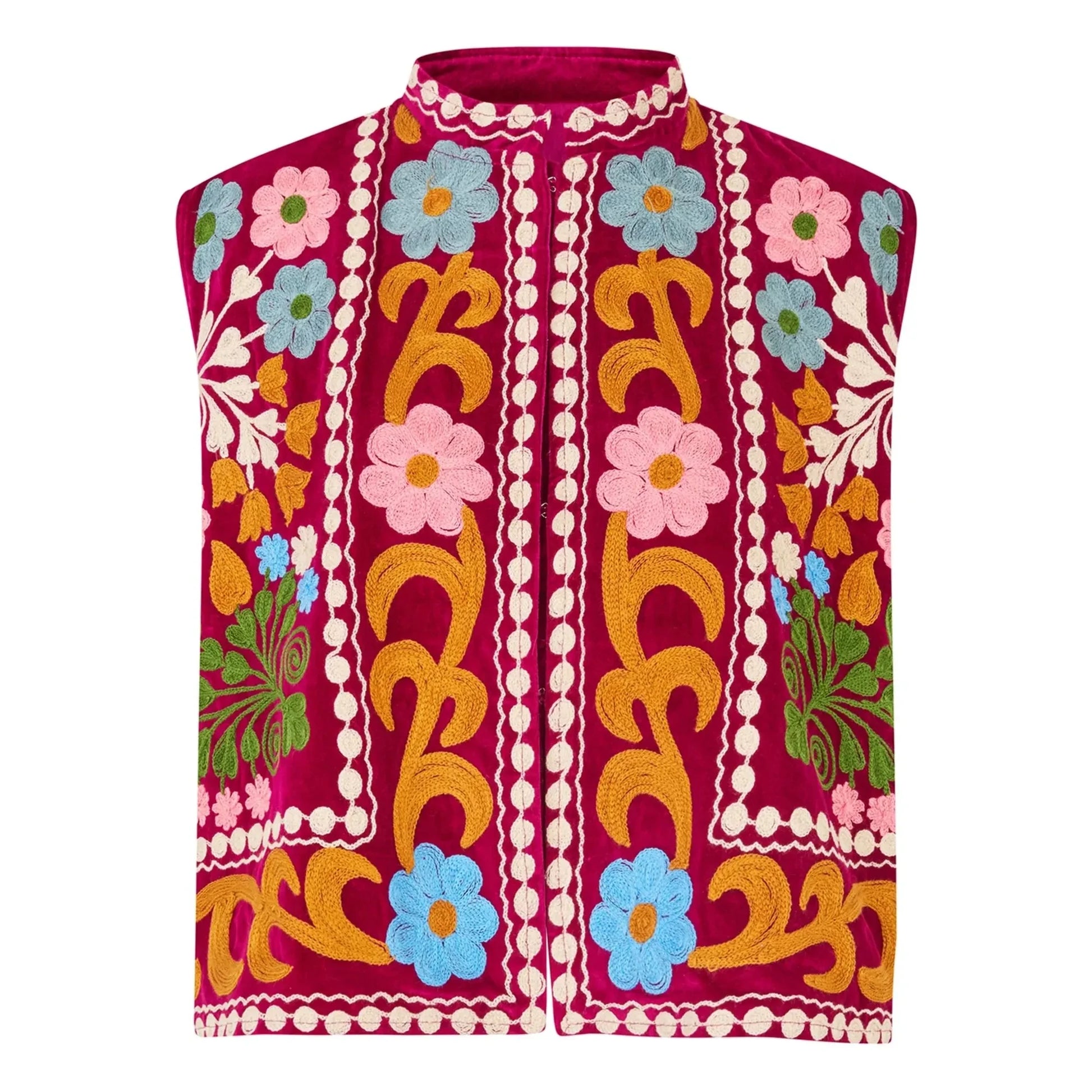 Lollys Laundry - Bin Sleeveless Jacket | Pink