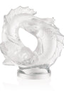 Crystal Double Fish Sculpture (28.5cm)