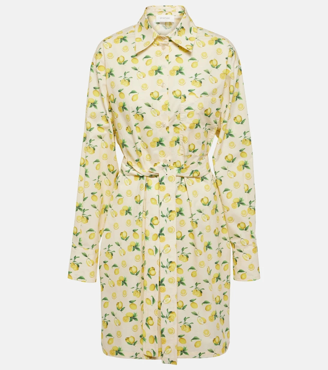 Sportmax - Boero printed cotton shirt dress