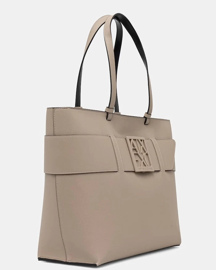 Armani Exchange kadın suni deri alışveriş çantası