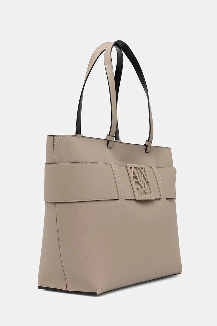 Armani Exchange kadın suni deri alışveriş çantası
