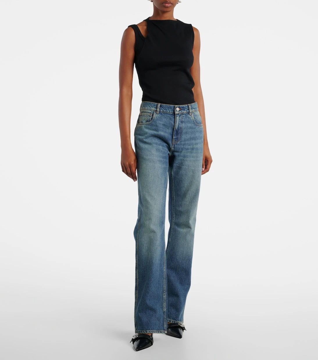 Coperni - Mid-rise straight jeans