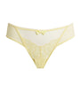 Maison Lejaby Yellow Embroidered Intuition Tanga