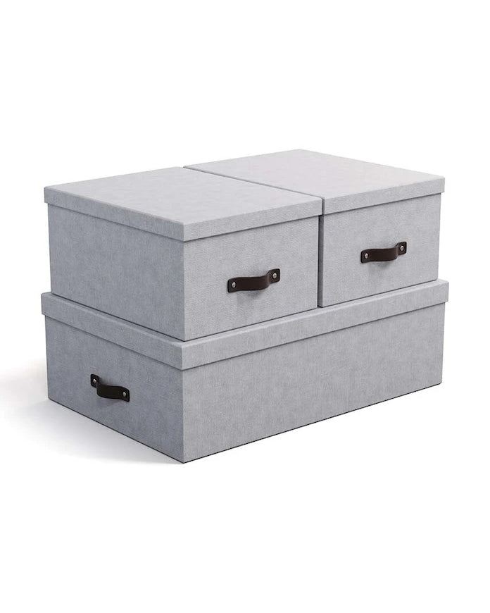Bigso Box of Sweden Inge Saklama Kutuları Seti (3 Parça)