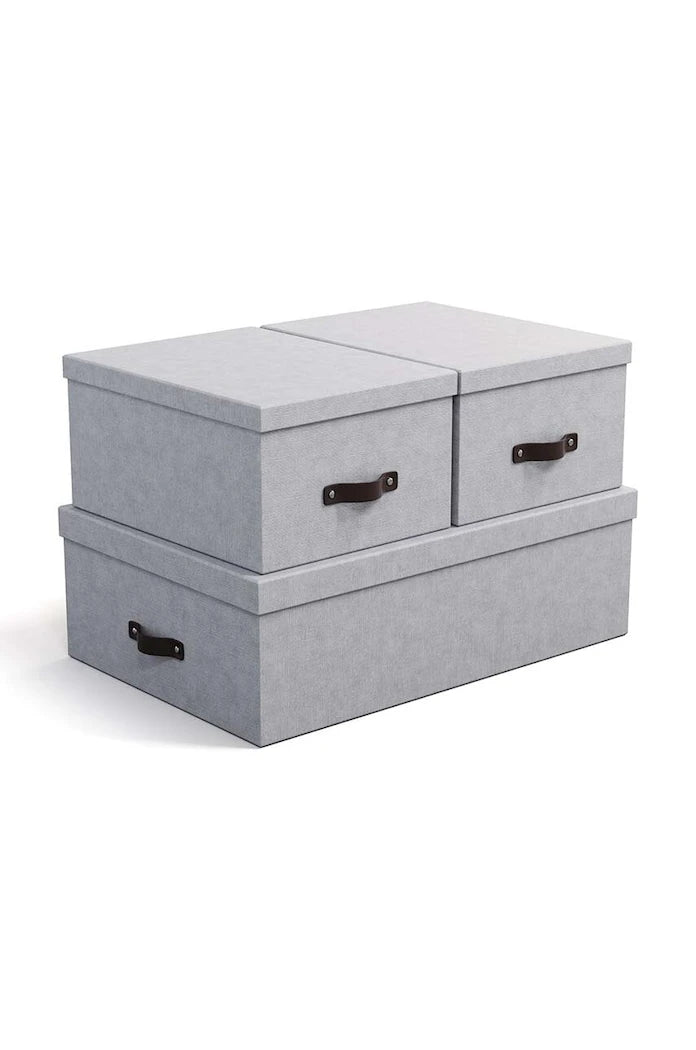 Bigso Box of Sweden Inge Saklama Kutuları Seti (3 Parça)