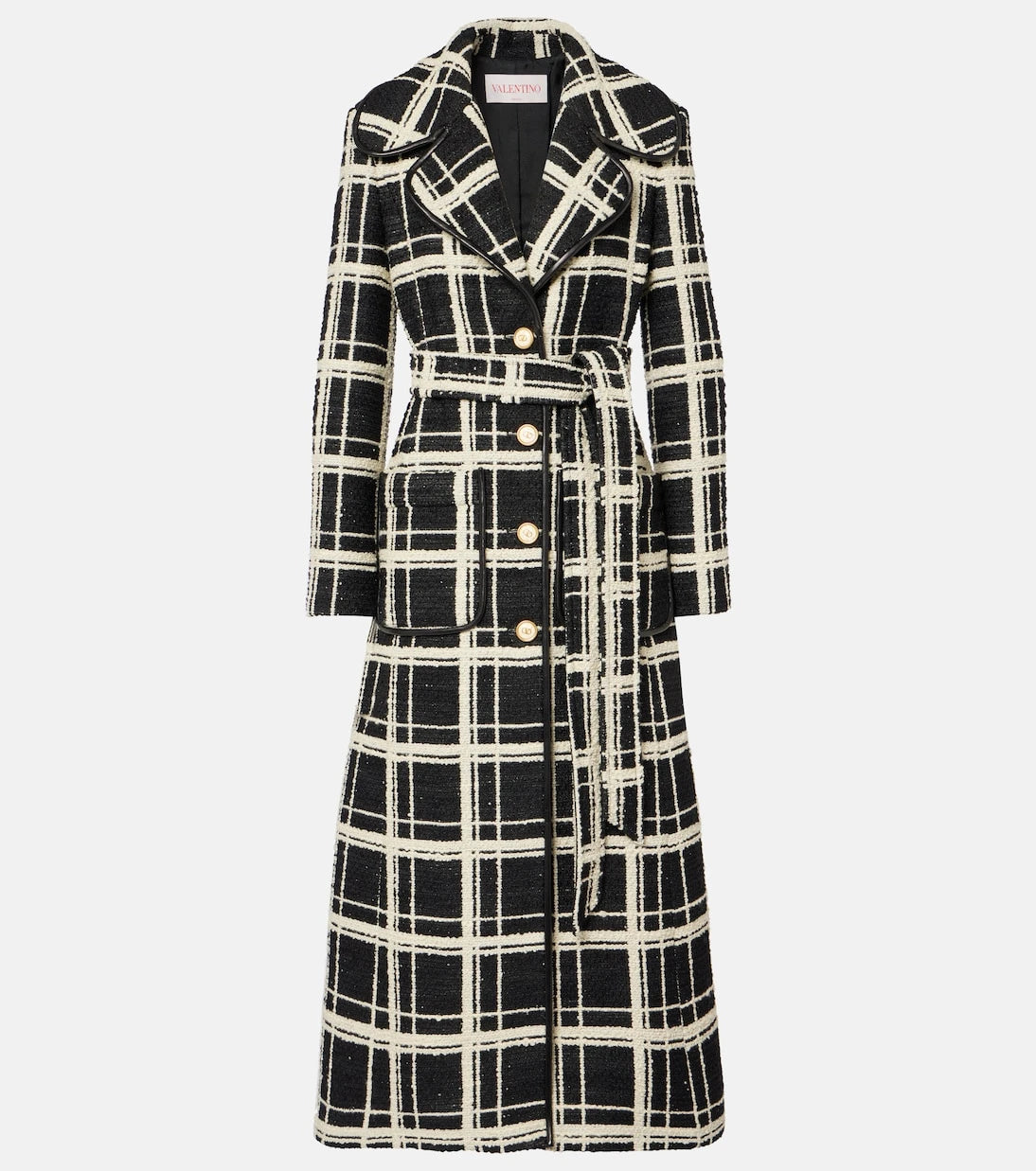 Valentino - Mossi wool-blend tweed coat