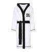 Dolce & Gabbana Casa Terry Cotton DG Logo Robe