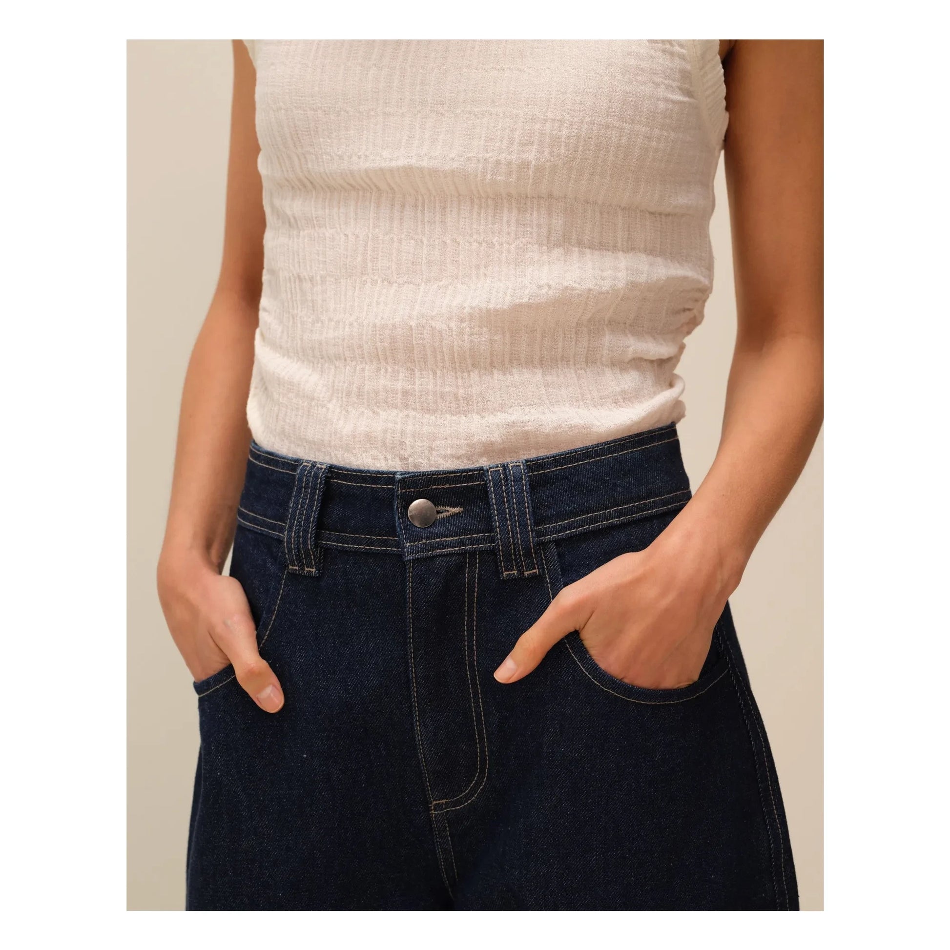 Nitah - Josef Organic Cotton Jeans | Denim brut