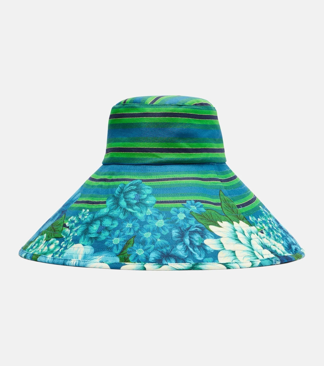 Alémais - Margo printed cotton canvas sun hat