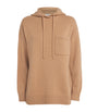 Max Mara Beige Wool-Cashmere Hoodie