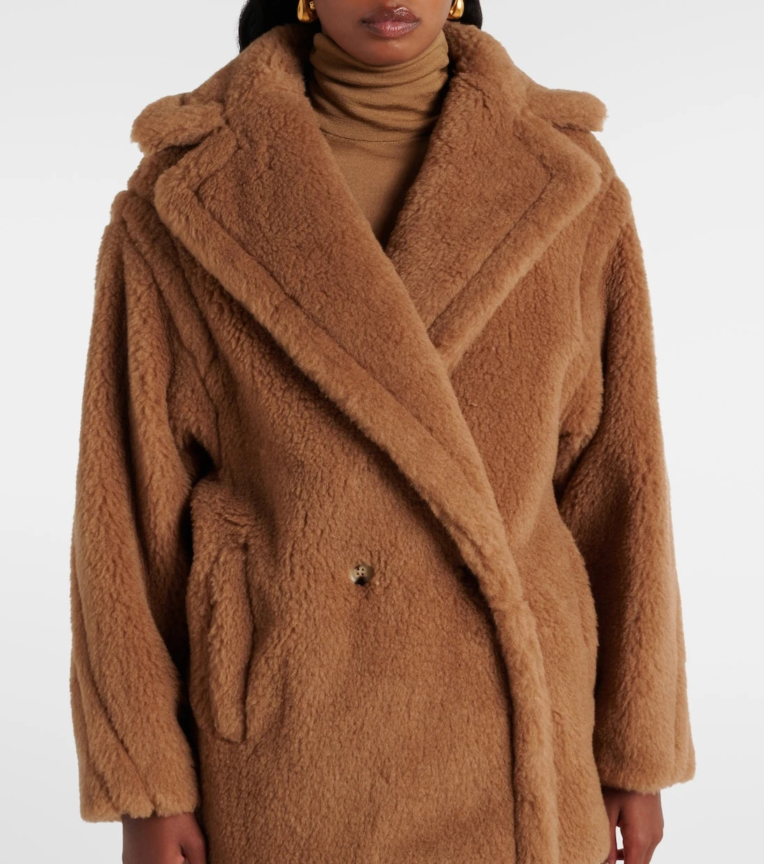 Max Mara - Dramma yün ve ipek teddy ceket