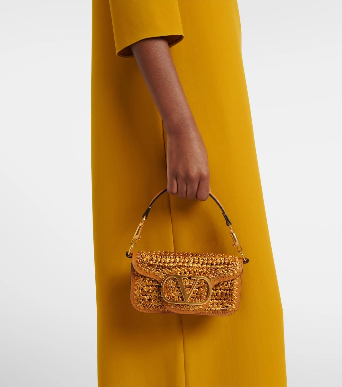 Valentino Garavani - Locò Small crochet shoulder bag