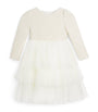 Ivory Long-Sleeve Ruffle Dress (2-14 Years)