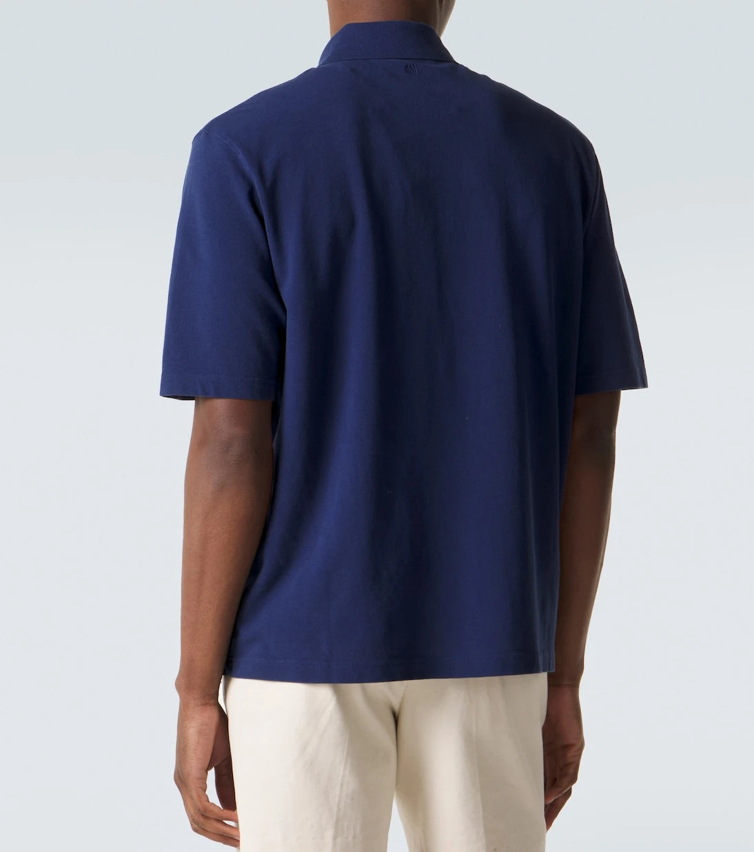 Ami Paris - Cotton piqué polo shirt