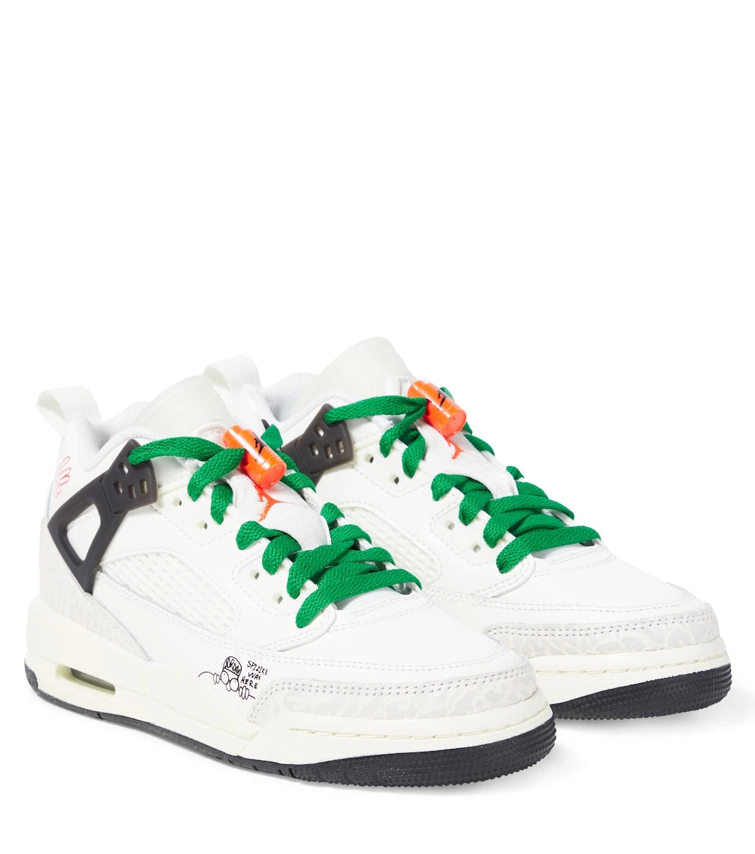 Nike Kids - Spizike Low leather sneakers