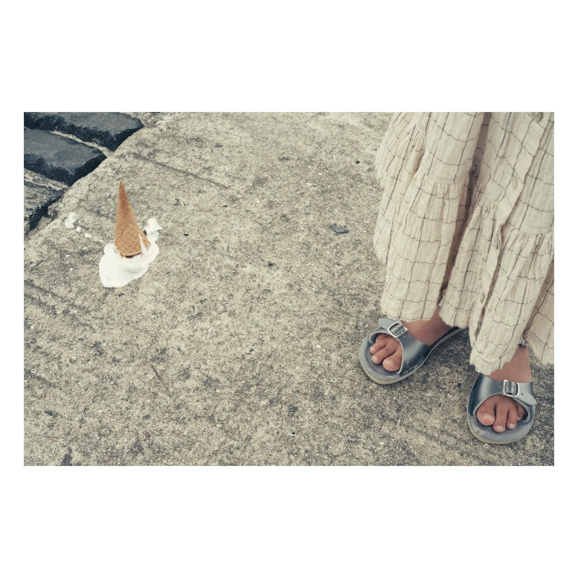 Salt-Water - Surfer Sandals in Waterproof Leather | Silver