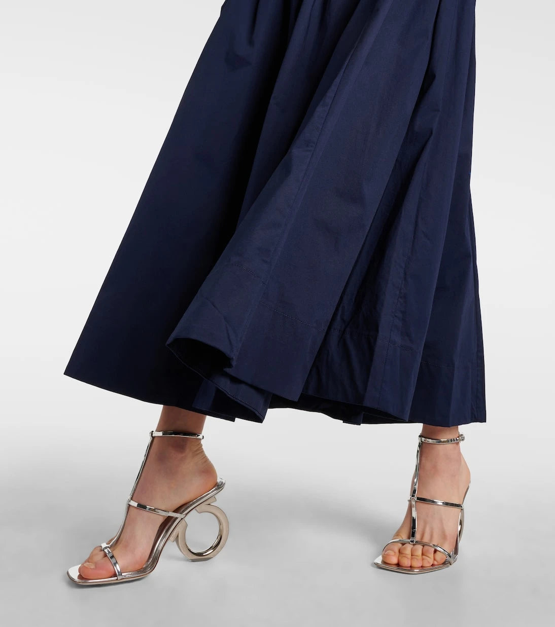 Staud - Harrington chino and poplin maxi dress