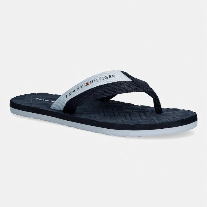 Tommy Hilfiger джапанки мъжки HILFIGER WEBBING BEACH SANDAL