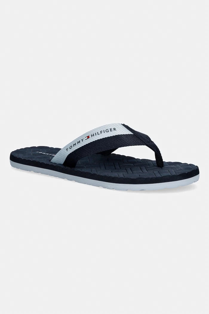 Tommy Hilfiger джапанки мъжки HILFIGER WEBBING BEACH SANDAL