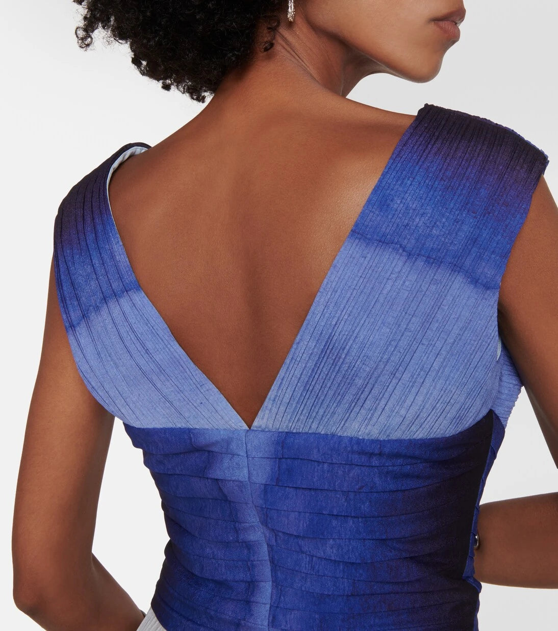 Altuzarra - Printed pleated maxi dress