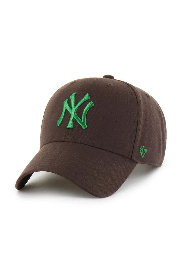 Шапка с козирка с вълна 47 brand MLB New York Yankees