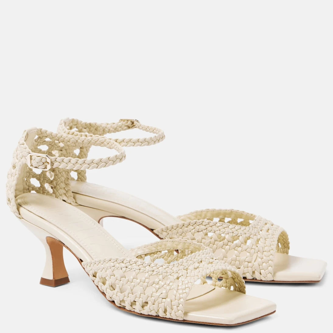 Souliers Martinez - Veronica woven leather sandals