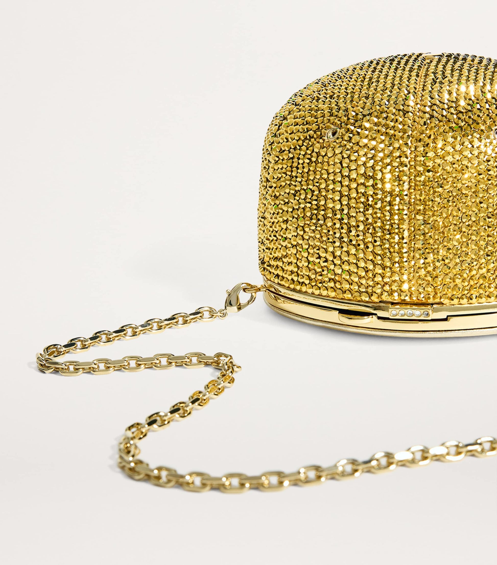 Judith Leiber Gold x Harrods EXCLUSIVE Cap Clutch Bag