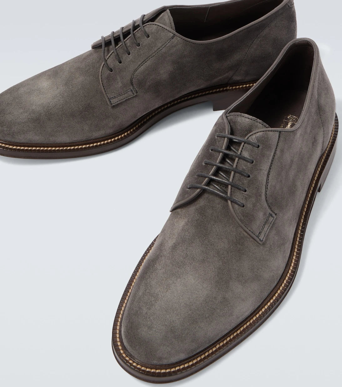 Brunello Cucinelli - Suede Derby shoes