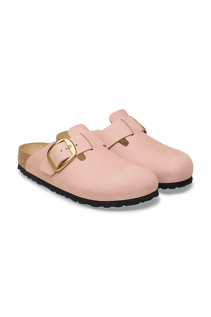 Birkenstock Kadın Nubuk Boston Big Buckle Terlik