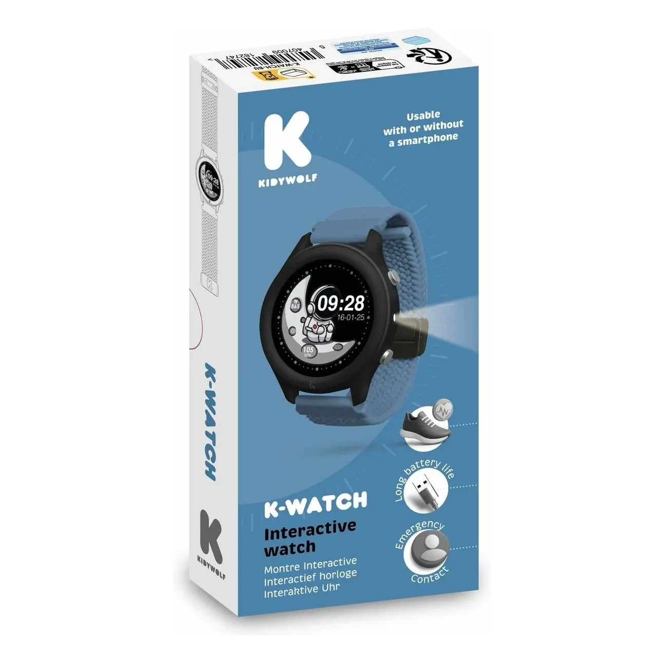 Kidywolf - Connected watch | Blue