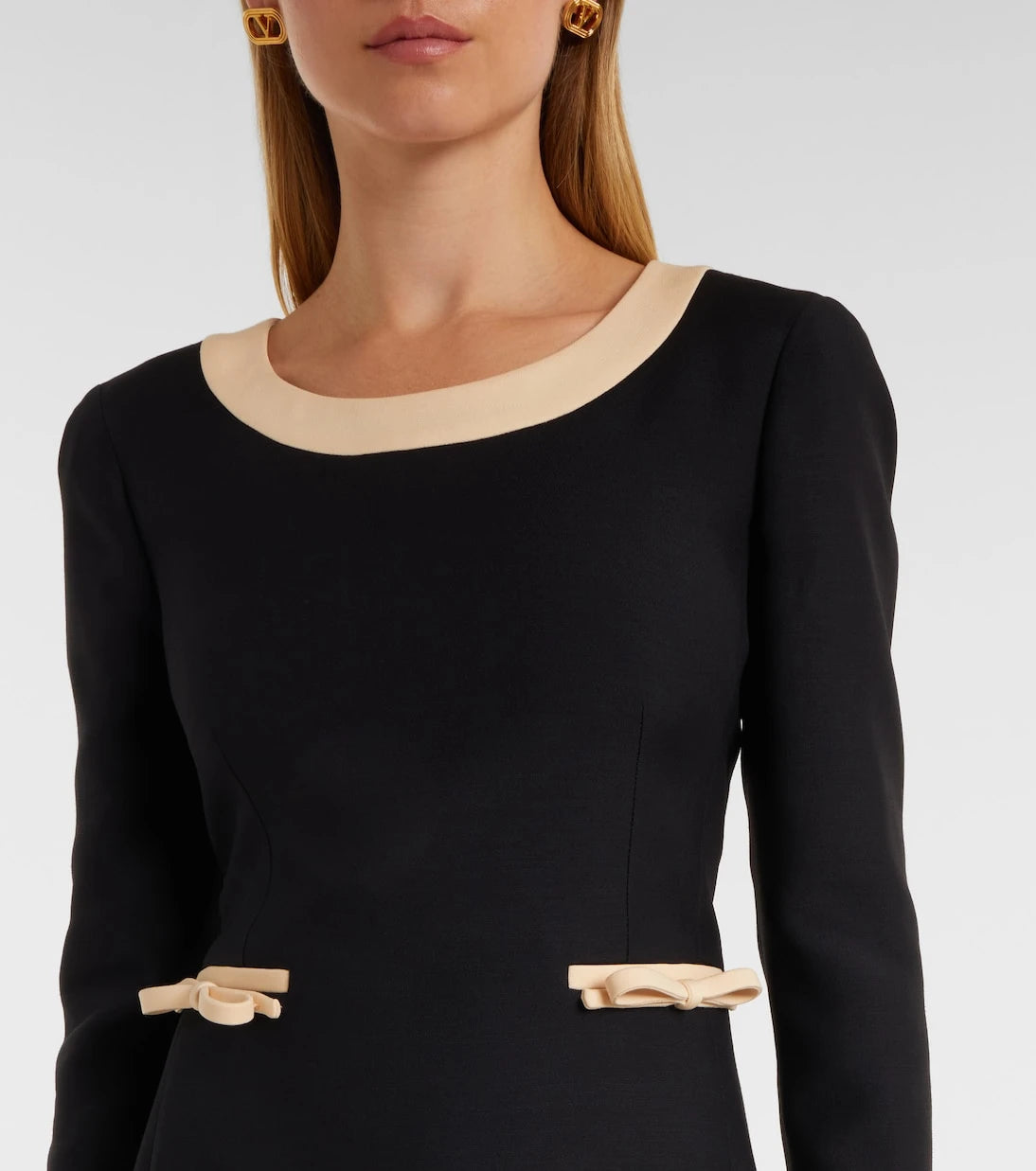 Valentino - Crepe Couture midi dress