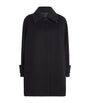 Joseph Black Wool-Cashmere Loti Coat