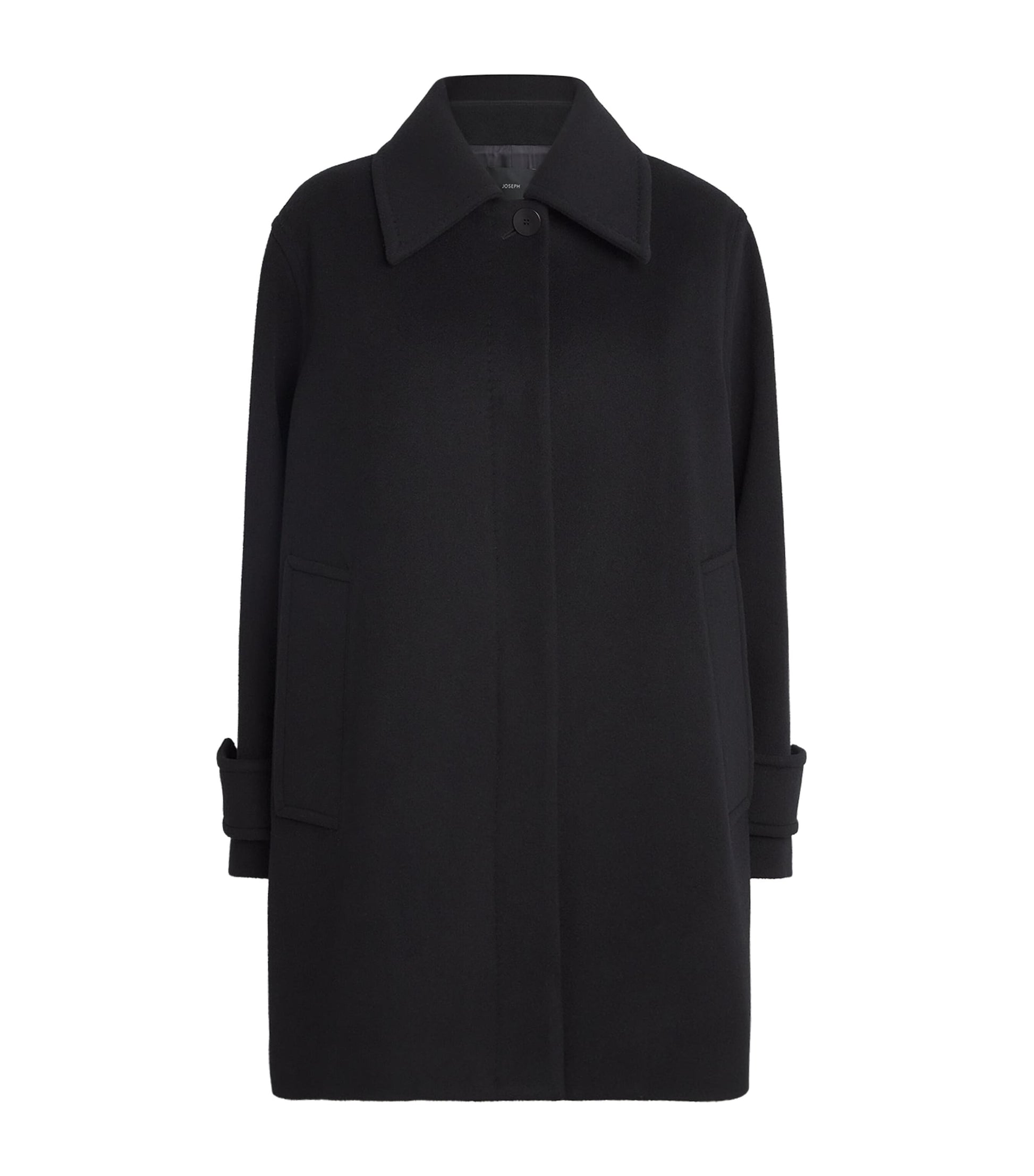 Joseph Black Wool-Cashmere Loti Coat