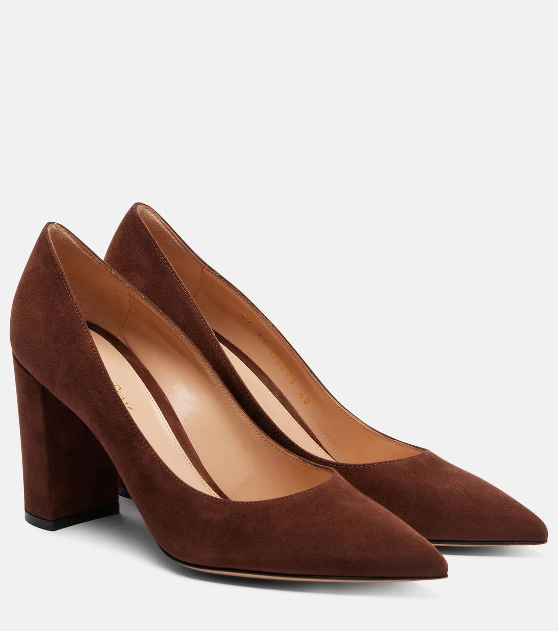 Gianvito Rossi - Piper 85 suede pumps