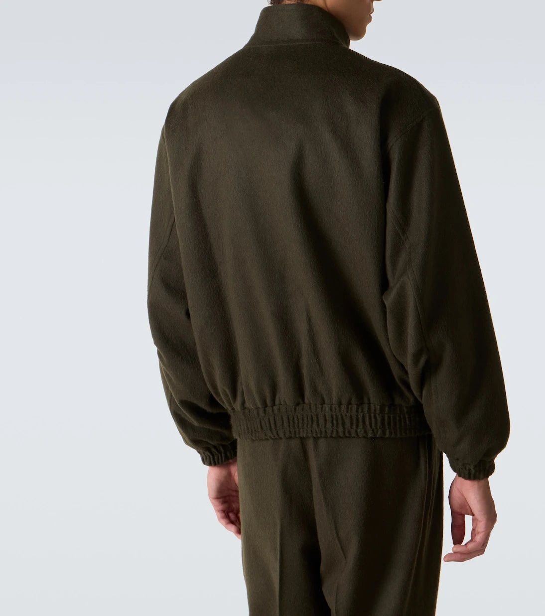 Auralee - Camel hair flannel blouson jacket