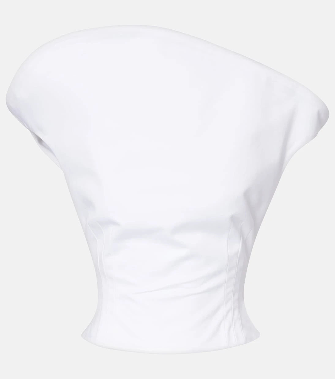 Magda Butrym - Asymmetric cotton bustier top