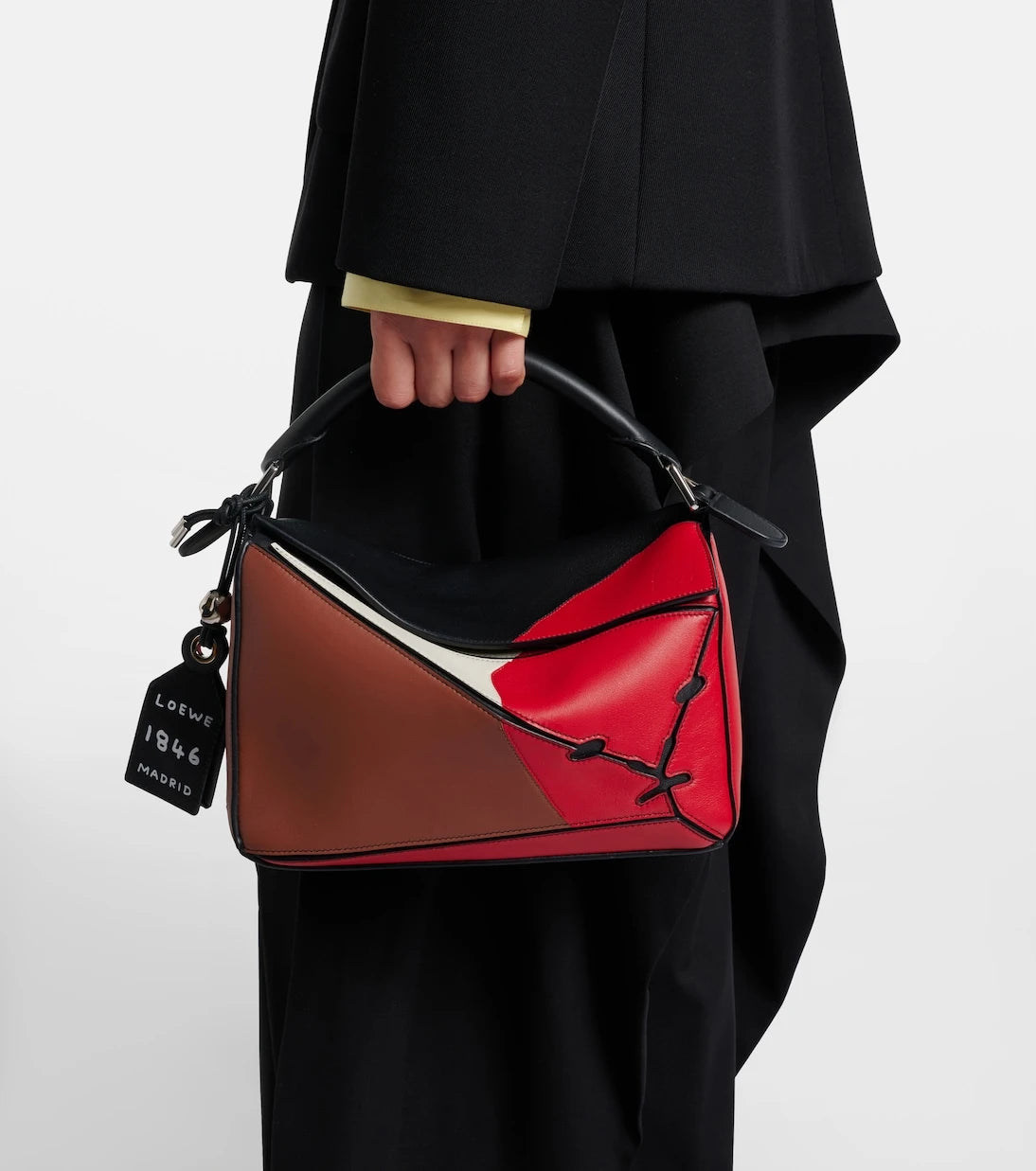 Loewe - Puzzle Lion Intarsio Small shoulder bag