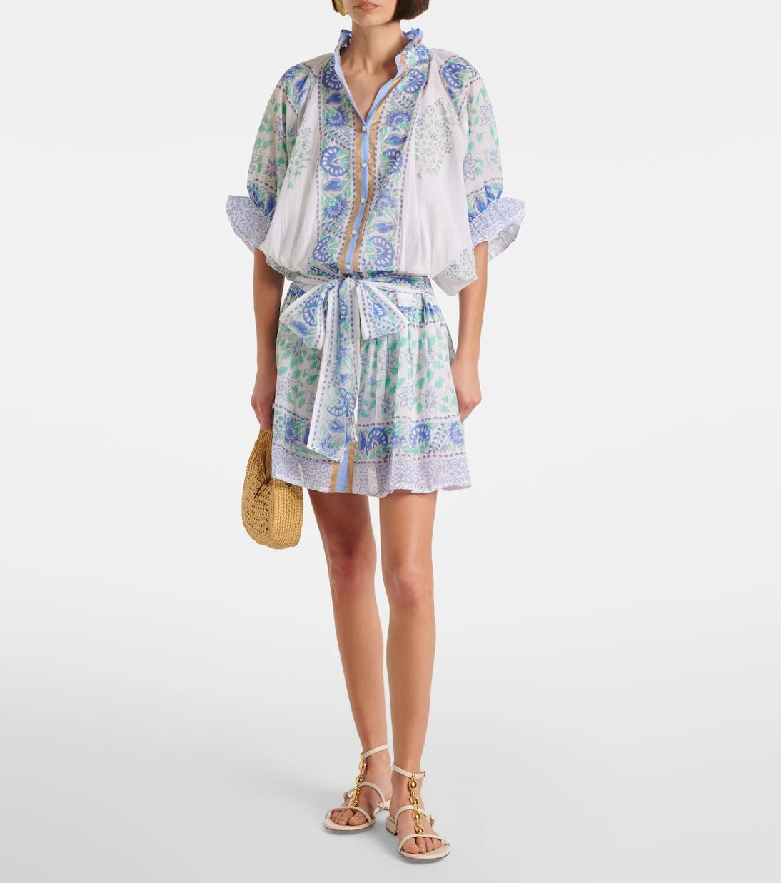 Juliet Dunn - Paisley cotton minidress