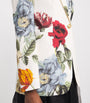 Linen-Blend Floral Breann Blazer