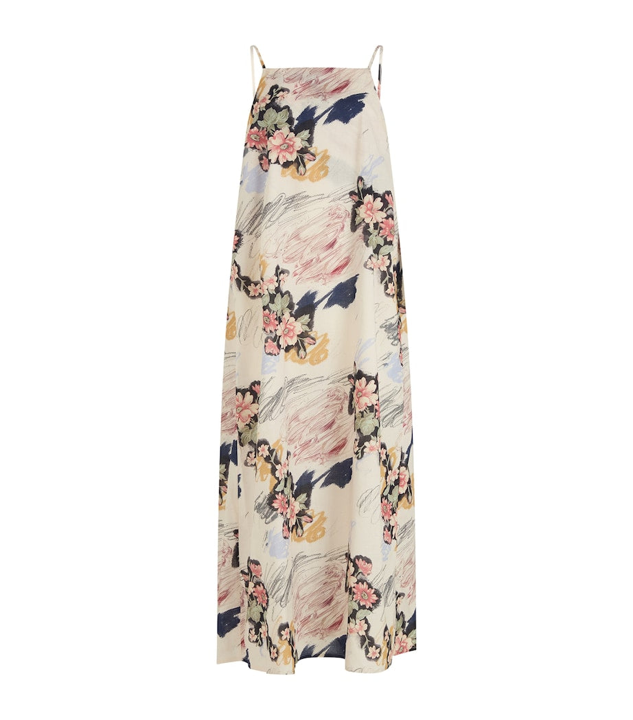 Desmond & Dempsey Multi Organic Cotton Love Print Nightie