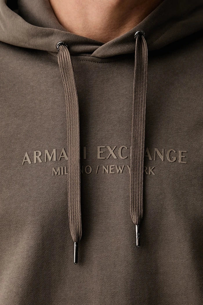 Kapüşonlu erkek pamuklu sweatshirt