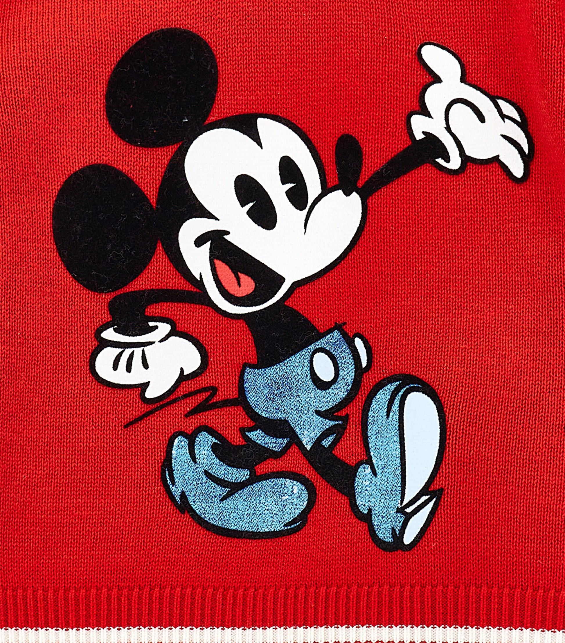 Monnalisa x Disney Wool-Cotton Mickey Mouse Sweater (6-24 Months)