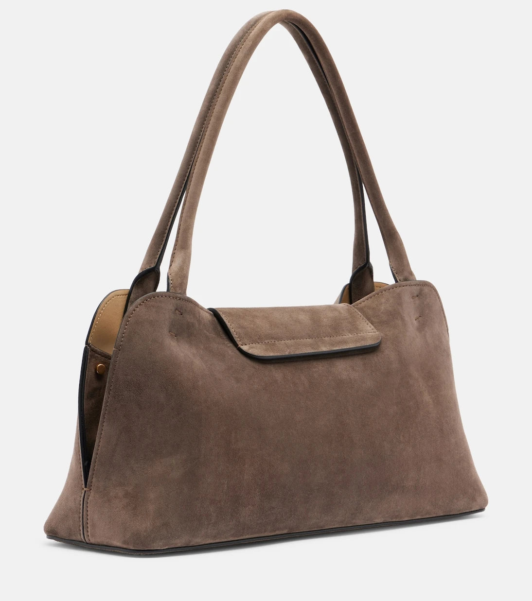 Versace - Vivian suede shoulder bag