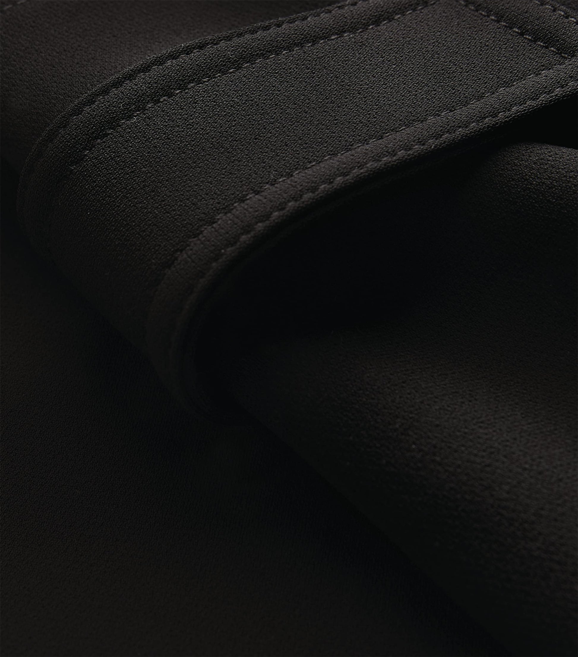 Theory Black Oaklene Trench Coat