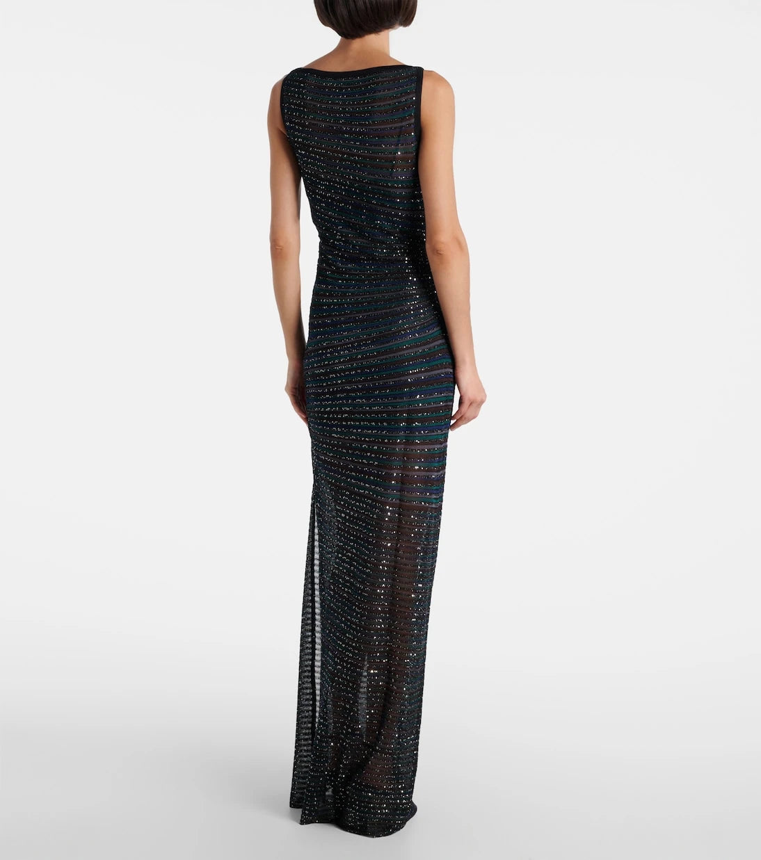 Missoni - فستان طويل شبكي شفاف