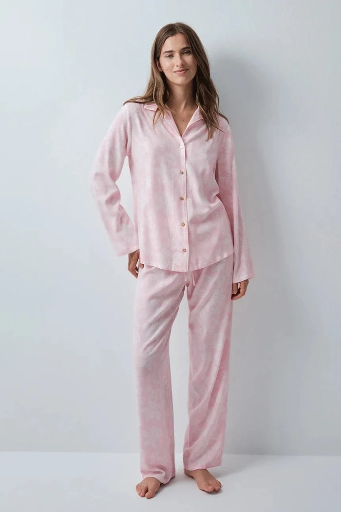 women'secret kadın viskon iki parçalı pijama